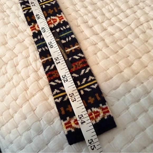 Rare Anonymous Ism Knitted Necktie 100% Wool Made In Japan Men's Tie